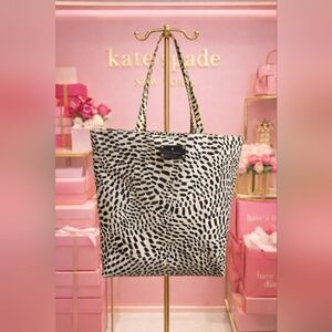 Kate Spade Black and White Tote Bag